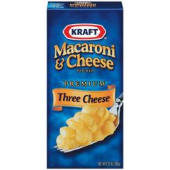 Kraft Premium Three Cheese Macaroni and Cheese Dinner